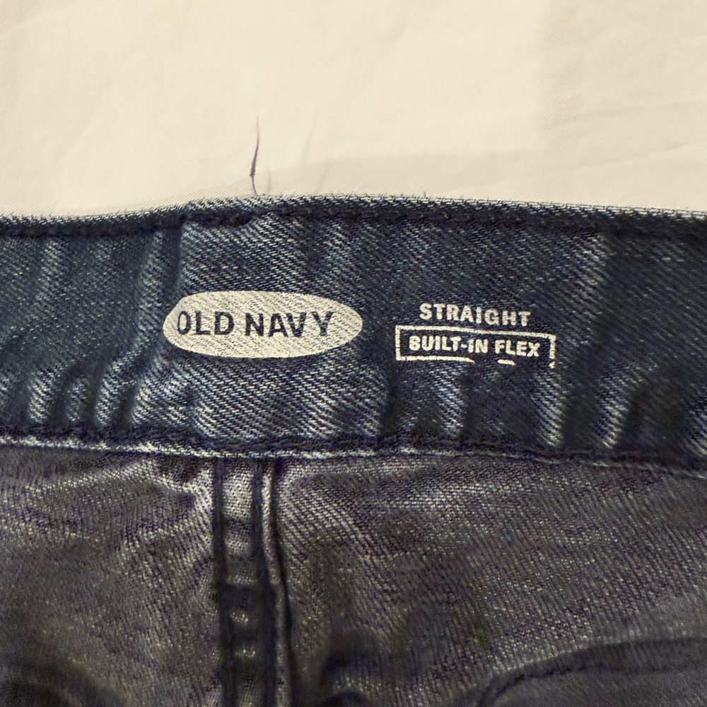 Old Navy Men's Dark Blue Straight Leg Jeans Size 38x34 - Picture 4 of 5